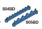 Leitungsführungsklemme S04BD blau