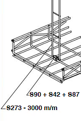 Sanitäre Deckenpendel S273 V4A 