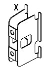 Wandanschluss senkrecht schweißbar S63V4A