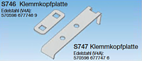 Klemmkopfplatte S747 V4A 